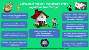 Zabezpiecz swój dom przed wyjazdem na święta Aktualności KPP w Zwoleniu