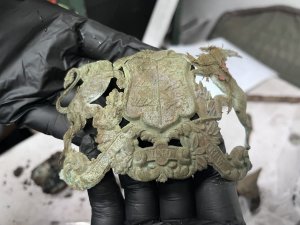 Szczątki żołnierza z czasów I Wojny Światowej