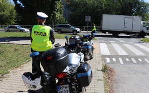 Policyjni motocykliści