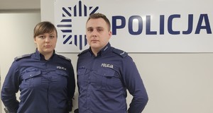 Dwójka policjantów