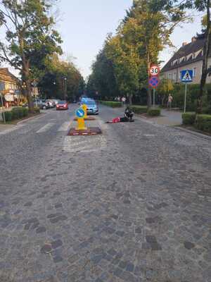 W drodze na interwencje pomogli nieprzytomnemu mężczyźnie