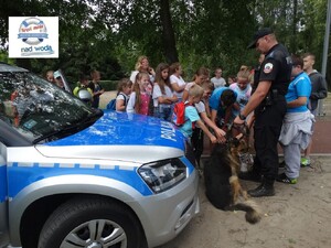 Policjanci i strażacy prowadzili szkolenie nad wodą