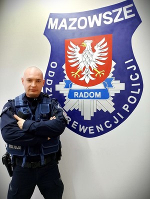 st. post. Karol Kisiel/Oddział Prewencji Policji w Radomiu