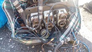 Odzyskane elementy metalowe i przewody instalacji elektrycznej