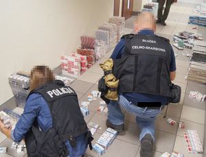 Papierosy z przemytu zabezpieczone przez Policję