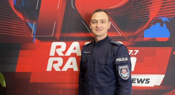 asp. Marcin Sawicki, foto:Radio Radom 87.7 fm