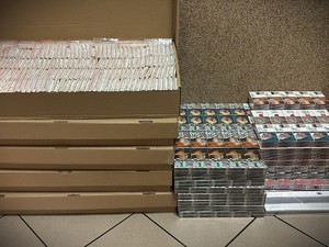 Zabezpieczone papierosy