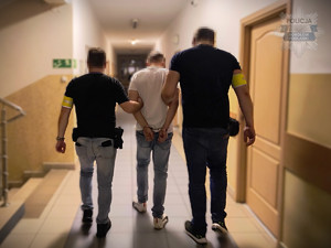 Zatrzymany mężczyzna