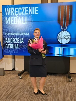 Asp. szt. Aneta Ścisłowska – dzielnicowa z Komisariatu Policji w Warce