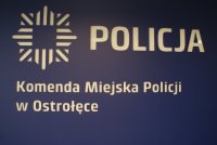 logo Komendy Miejskiej Policji w Ostrołęce