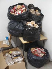 buty odzyskane przez Policjantów