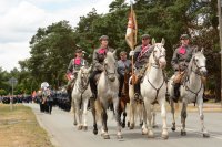 Przemarsz kompani honorowej Policji