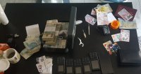 Materiały zabezpieczone u zatrzymanego