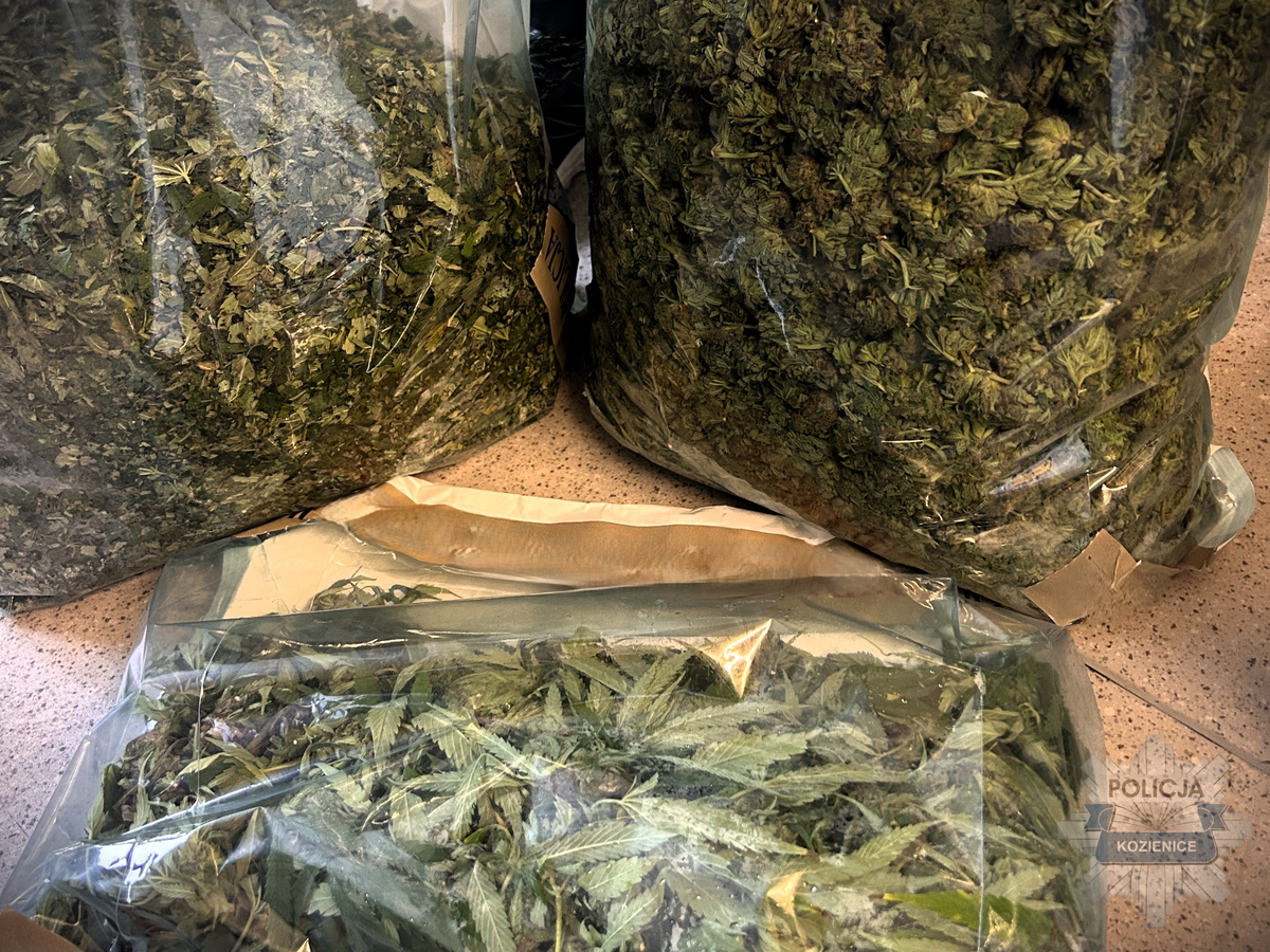 5 kilogramów narkotyków w powiecie kozienickim. Trzech mężczyzn w areszcie