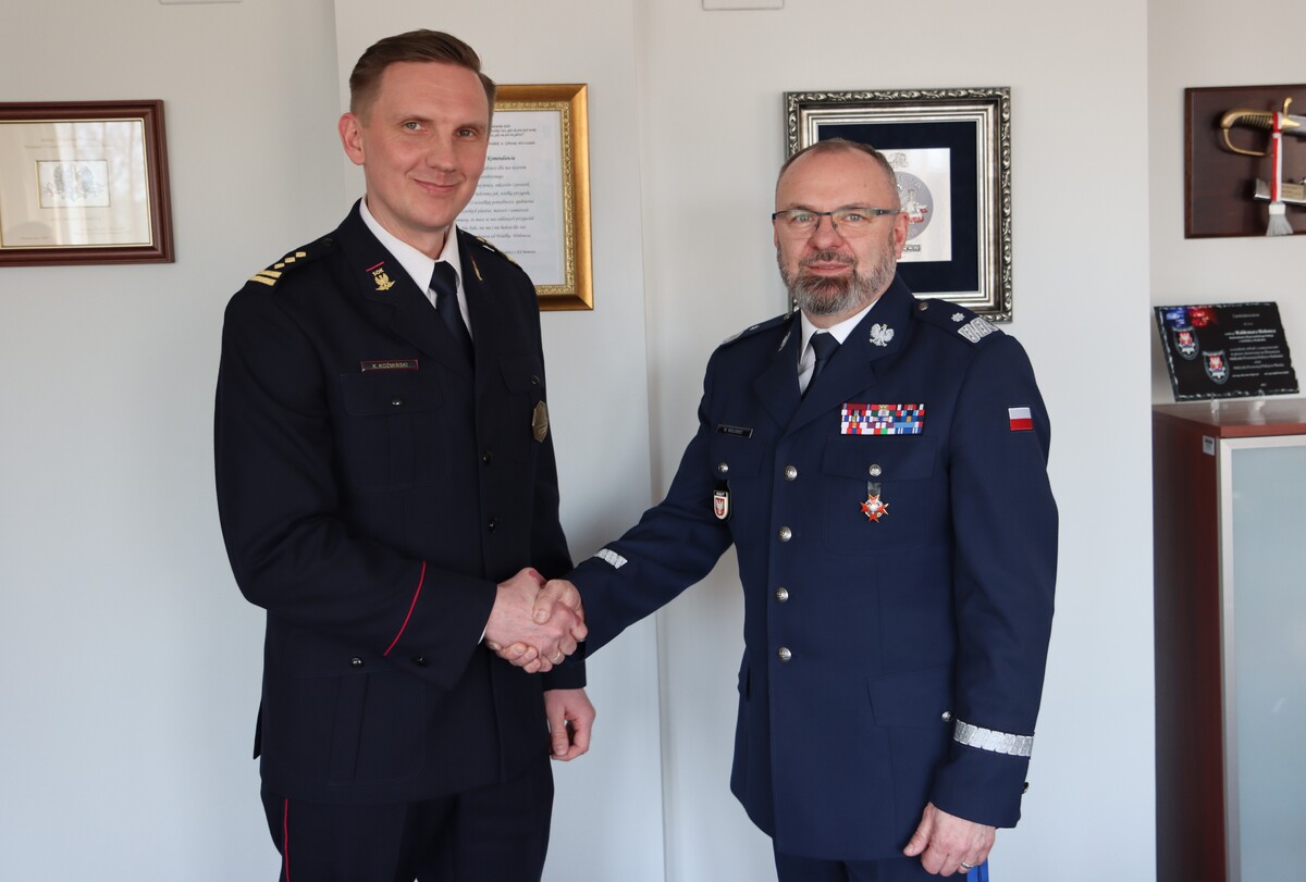 Spotkanie Komendanta Wojewódzkiego Policji z Komendantem Regionalnym SOK w sprawie współpracy służb na obszarach kolejowych