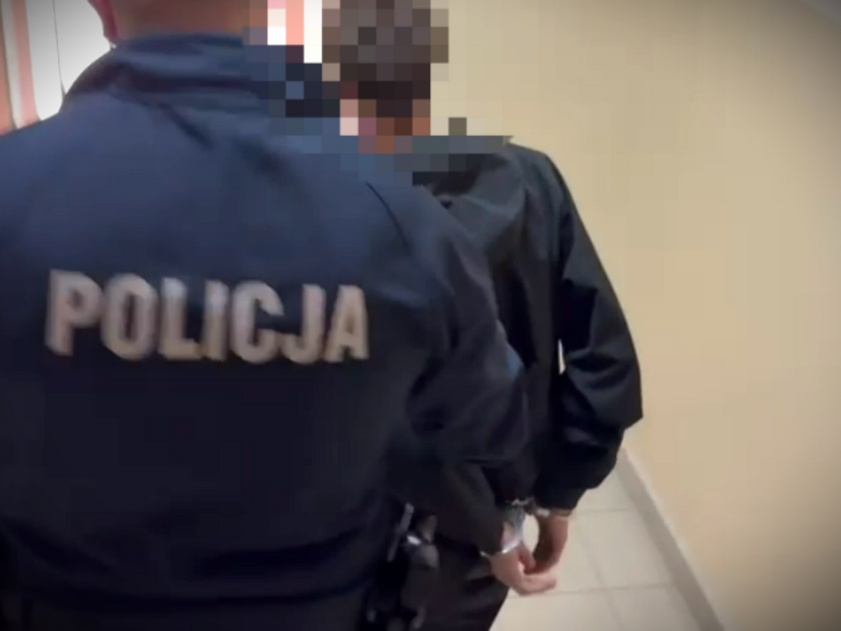 Żyrardowscy kryminalni zatrzymali 19‑letniego mężczyznę za zniszczenie pociągu