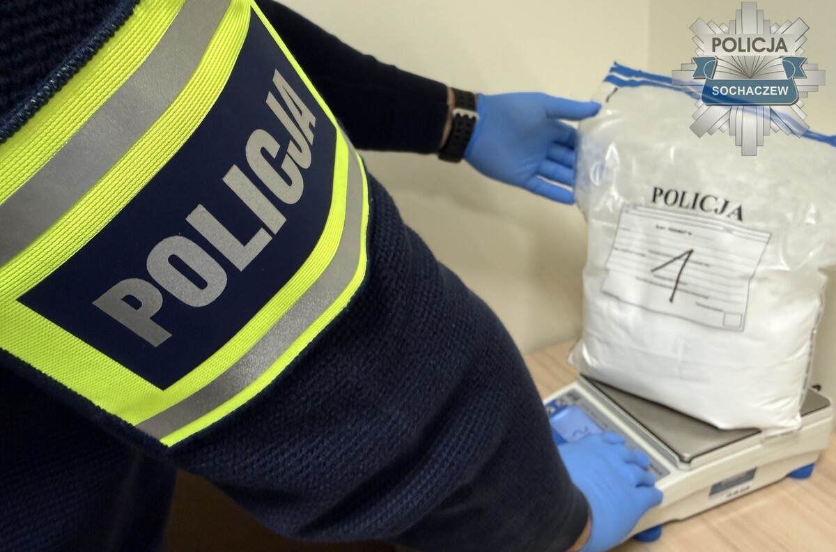 Sochaczewscy policjanci zabezpieczyli blisko 10 kg narkotyków