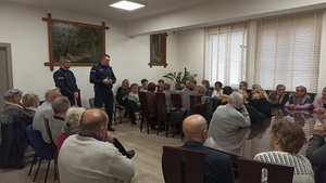 Spotkanie policjantów z Seniorami