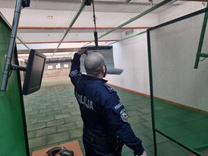 spotkanie w KMP w Ostrołęce policjantów z uczniami