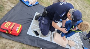 Spotkania policjantów z mieszkańcami - piknik rodzinny