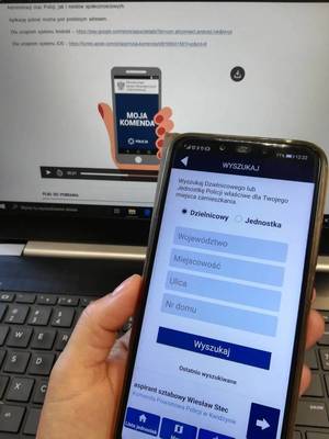 Aplikacja „Moja Komenda” – kontakt z policją i dzielnicowymi na wyciągnięcie ręki