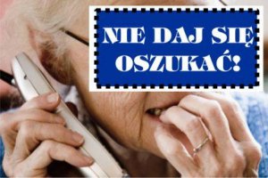 Nie daj się oszukać  - napis