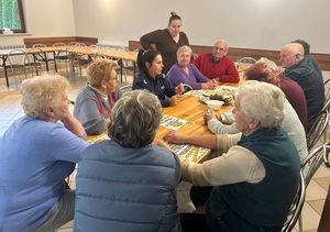 spotkanie policjantki z seniorami