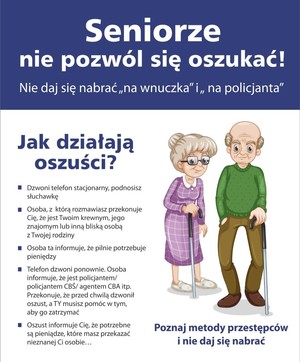 seniorze nie pozwól się oszukać