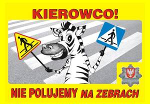 kierowco nie polujemy na zebrach