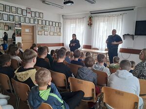 spotkanie z dziećmi w ramach kampanii "Dzieciństwo bez przemocy"