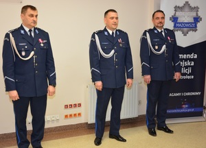 Uroczystość z okazji objęcia obowiązków na stanowisku I Zastępcy KMP w Ostrołęce