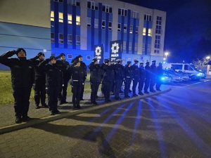 Ostrołęccy policjanci uczcili pamięć tragicznie zmarłego ratownika medycznego