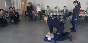 Spotkanie policjantów z seniorami