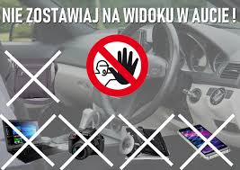 Nie zostawiaj na widoku w aucie wartościowych przedmiotów