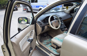 Ostrołęccy policjanci wybili szybę, by ratować małe dziecko