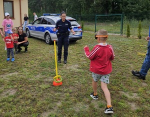 „Weekend z profilaktyką” - ostrołęccy policjanci na festynach i piknikach o bezpieczeństwie i służbie