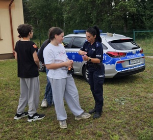 „Weekend z profilaktyką” - ostrołęccy policjanci na festynach i piknikach o bezpieczeństwie i służbie