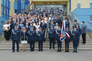Uroczysty apel z okazji Święta Policji w KMP w Ostrołęce