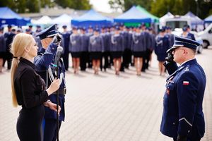 Uroczysty apel z okazji Święta Policji w KMP w Ostrołęce