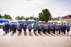 Uroczysty apel z okazji Święta Policji w KMP w Ostrołęce