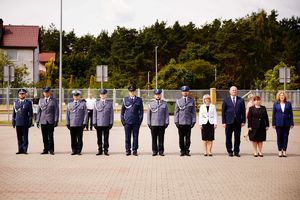 Uroczysty apel z okazji Święta Policji w KMP w Ostrołęce
