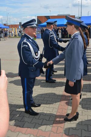 Uroczysty apel z okazji Święta Policji w KMP w Ostrołęce