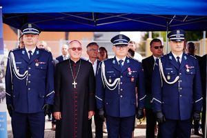 Uroczysty apel z okazji Święta Policji w KMP w Ostrołęce