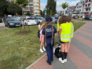 Bezpieczna droga do szkoły z ostrołęckimi policjantami