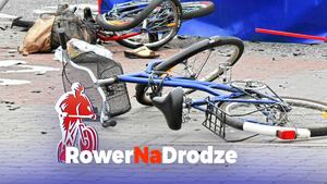 rower leży na drodze - zdjęcie poglądowe