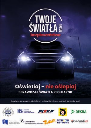 AKCJA „TWOJE ŚWIATŁA - NASZE BEZPIECZEŃSTWO”