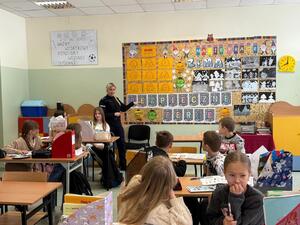 Kolejne spotkania policjantów z uczniami