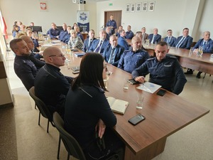 Odprawa roczna ostrołęckich policjantów