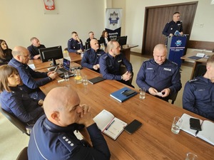 Odprawa roczna ostrołęckich policjantów