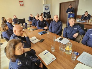 Odprawa roczna ostrołęckich policjantów